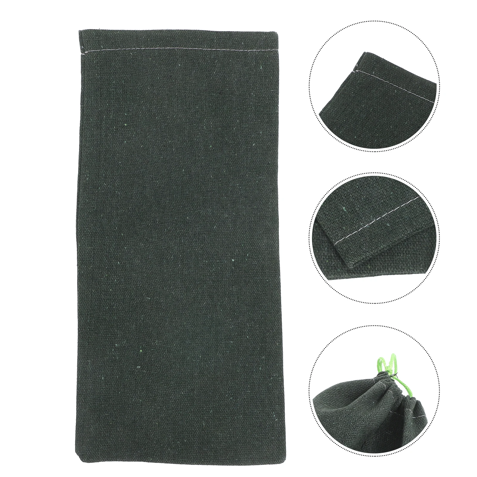 Flood Control Long Reusable Absorbent Canvas Durable Protection Barrier Home Flood Control Sandbag Door Dark Green