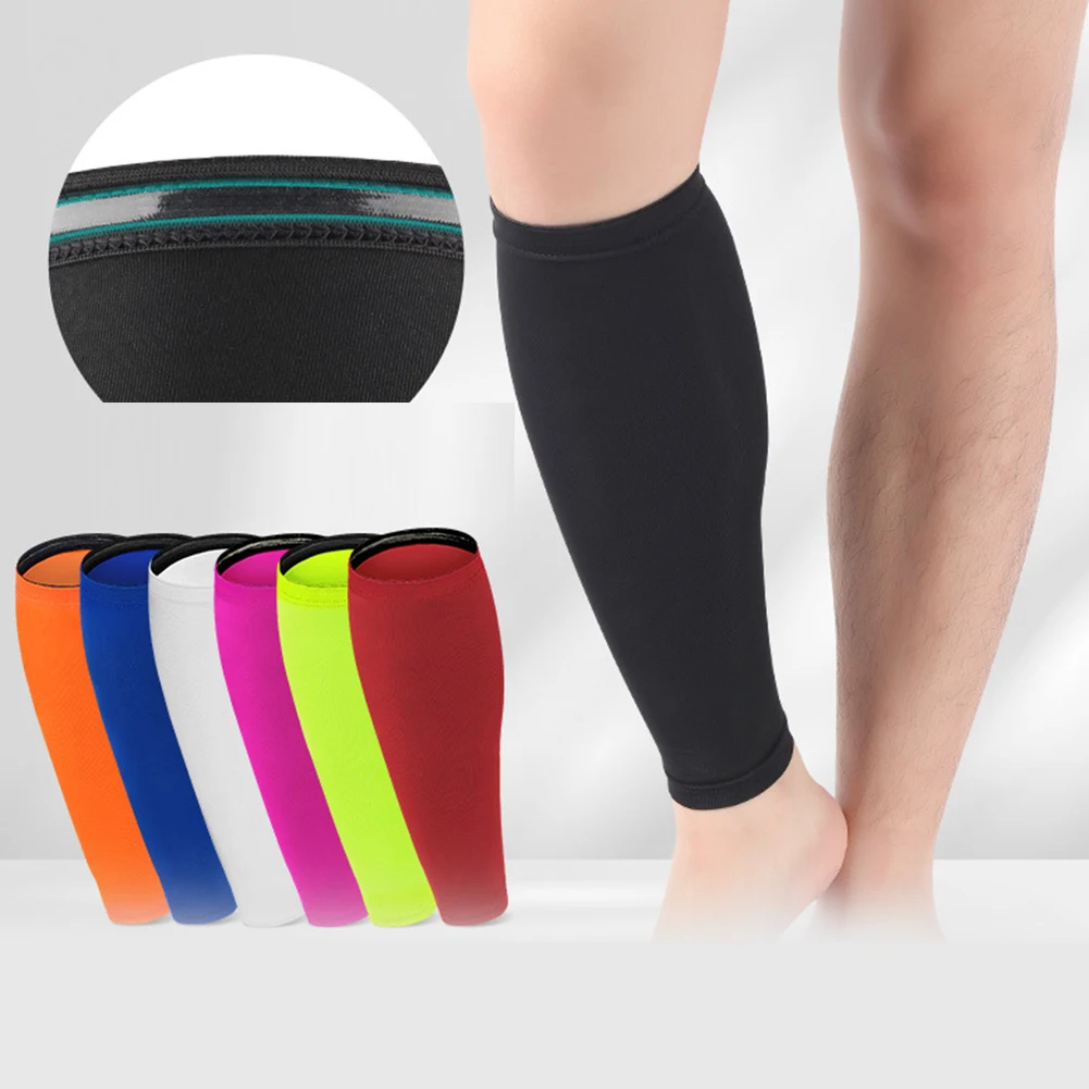 1 Pair Calf Compression Sleeves Men Women,Footless Compression Socks Shin Splints,Varicose Vein Treatment For Legs & Pain Relief