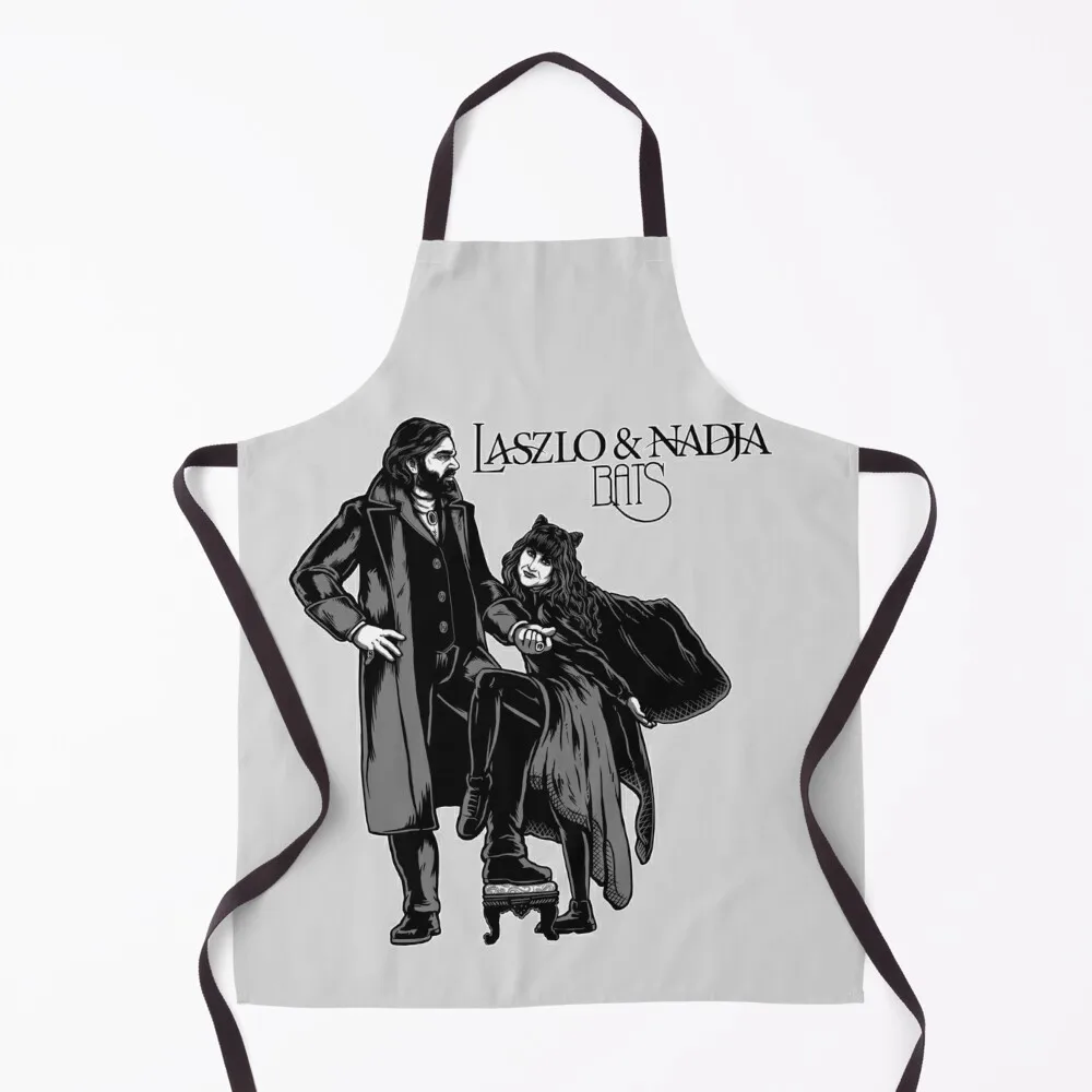 

Laszlo & Nadja album cover Apron women's work men Camping Waterproof Kitchen Woman Apron