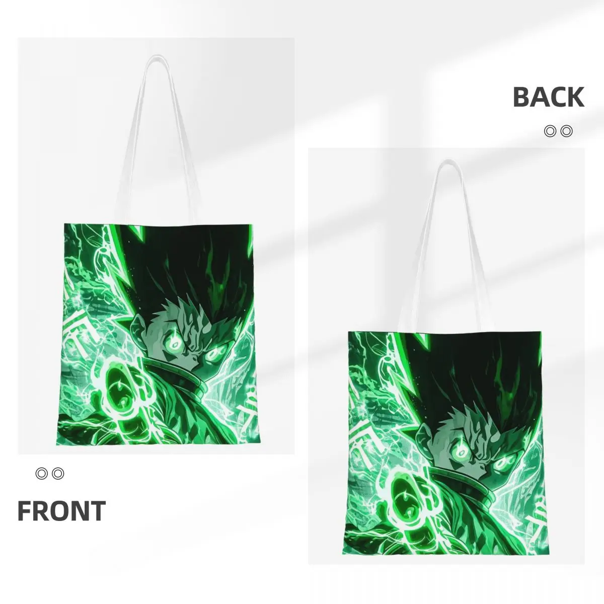 أنيمي HXH هنتر X هنتر غون Freecss أكياس التسوق قماش حمل حقيبة قابلة لإعادة الاستخدام للسيدات حقيبة كتف حقيبة يد للسفر