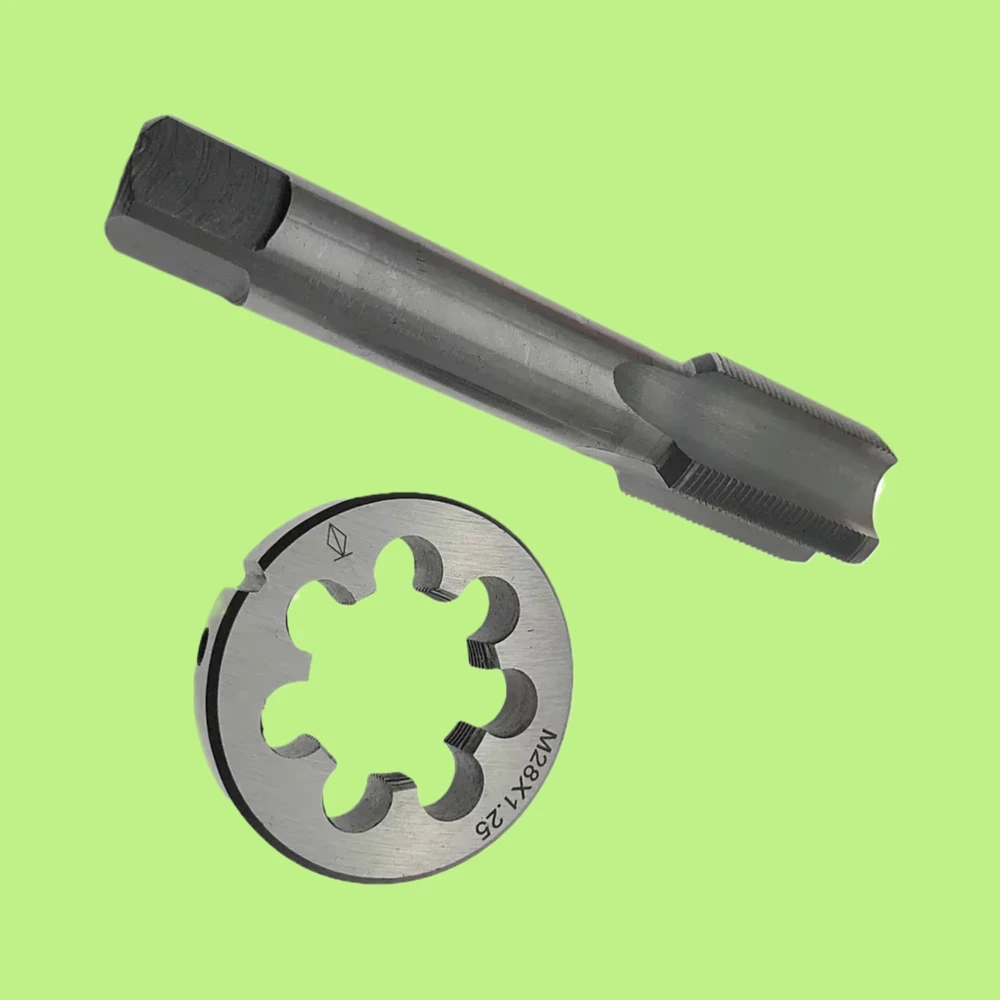 

M28x1.25 Tap and Die Right Hand Threading Tool HSS，Tap Die Set RH Hand Tools，Drill Tools