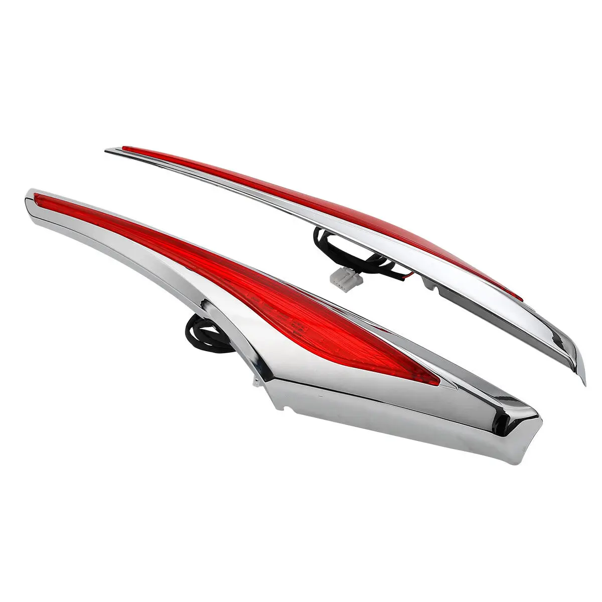 Accento borsa laterale Swoop Luce LED rossa adatta per Honda Goldwing GL1800 2012-2017 F6B 2013-2017