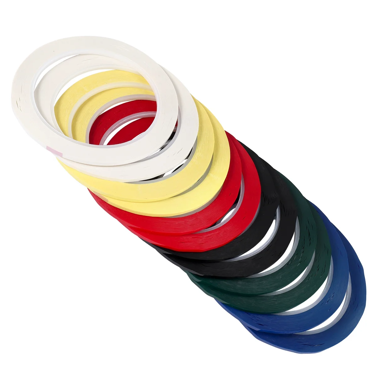 12 Rolls 1/8Inch Whiteboard Tape, Pinstripe Tape Dry Erase Board Tape Adhesive Graphic Grid Marking Tape,216 Ft Per Roll