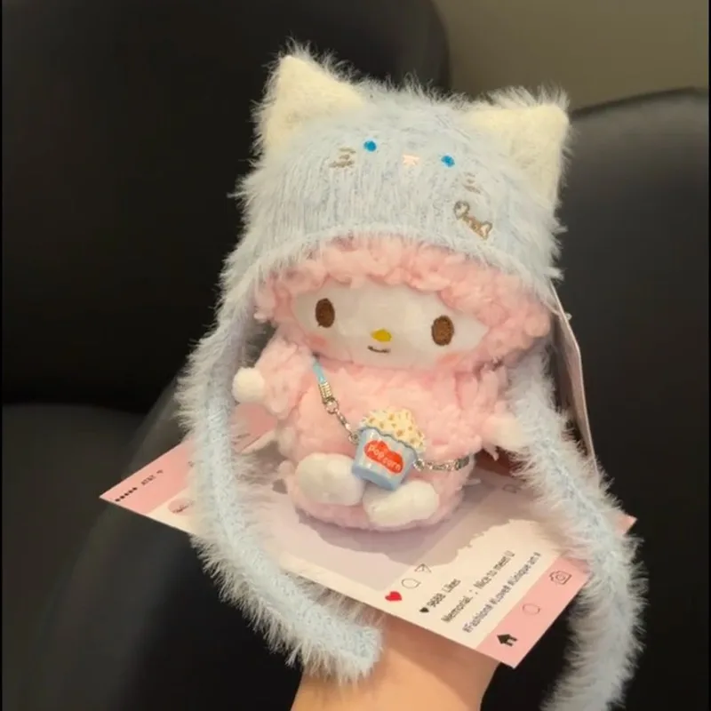 anime My Sweet Piano Kawaii pp cotton stuffing Plush toys 12cm doll keychain pendant couple bag packaging decoration gift