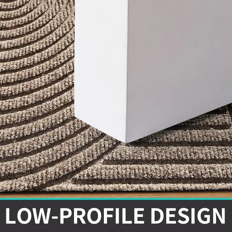 PVC Wire Ring Household Floor Mat, Home, Anti Slip, Easy To Clean, Mud Scraping Foot Mat, Wear-resistant, Shower Mat, Door Mat