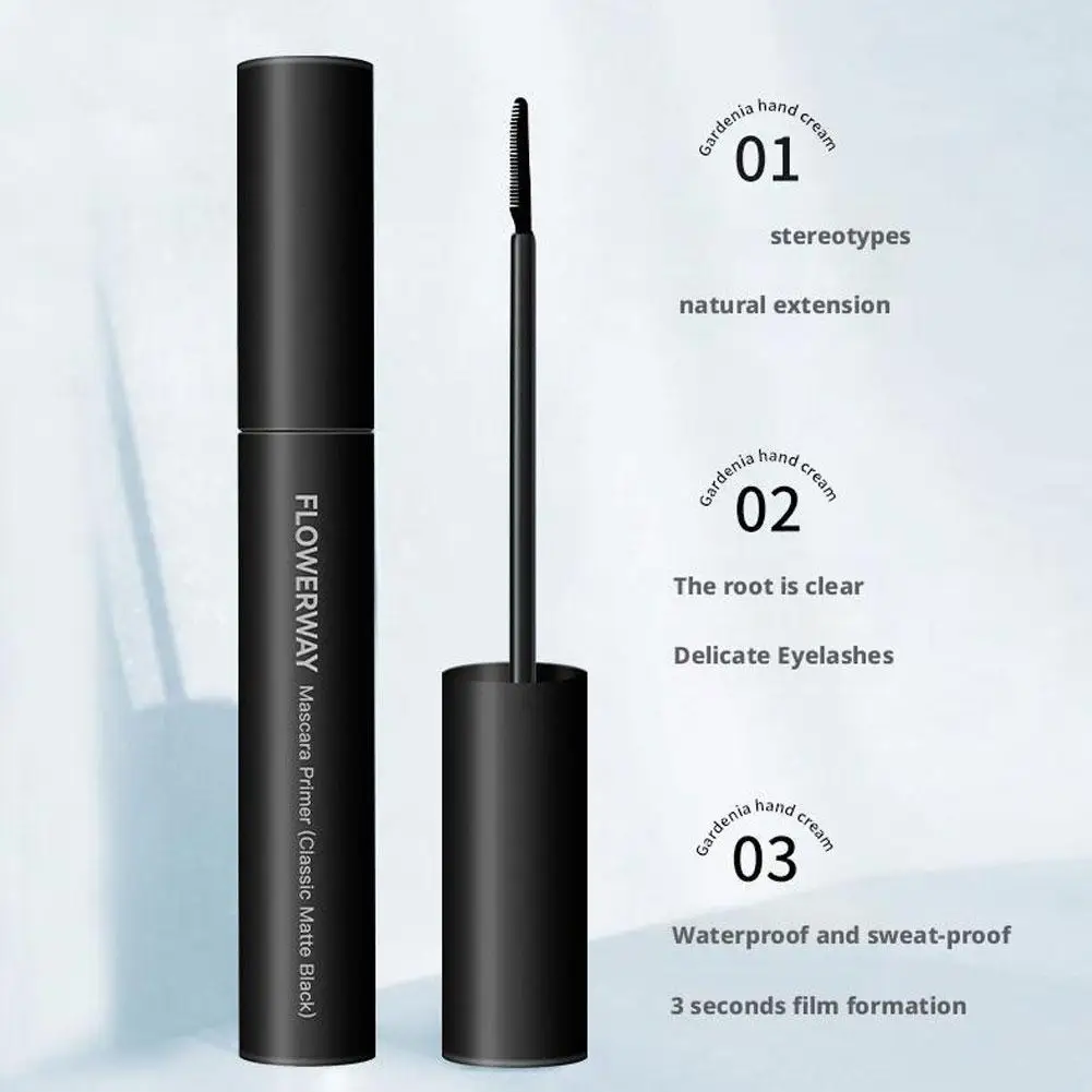 Eyelash Primer Volumizing & Lengthening Mascara Base Waterproof Smudge-Proof For Curly Long-Lasting Lashes, Clump-Free