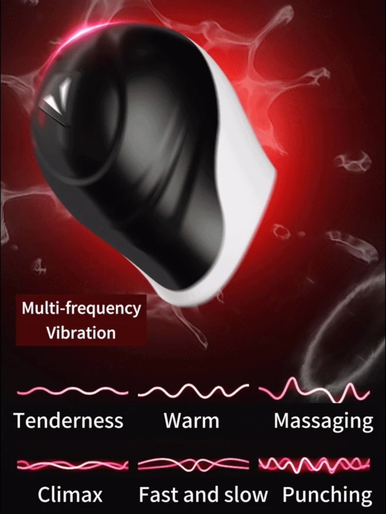 Popular Tight Onahole for Men with Electric Realistic Insertion Feeling USB Charging 6 Powerful Vibration Modes Waterproof