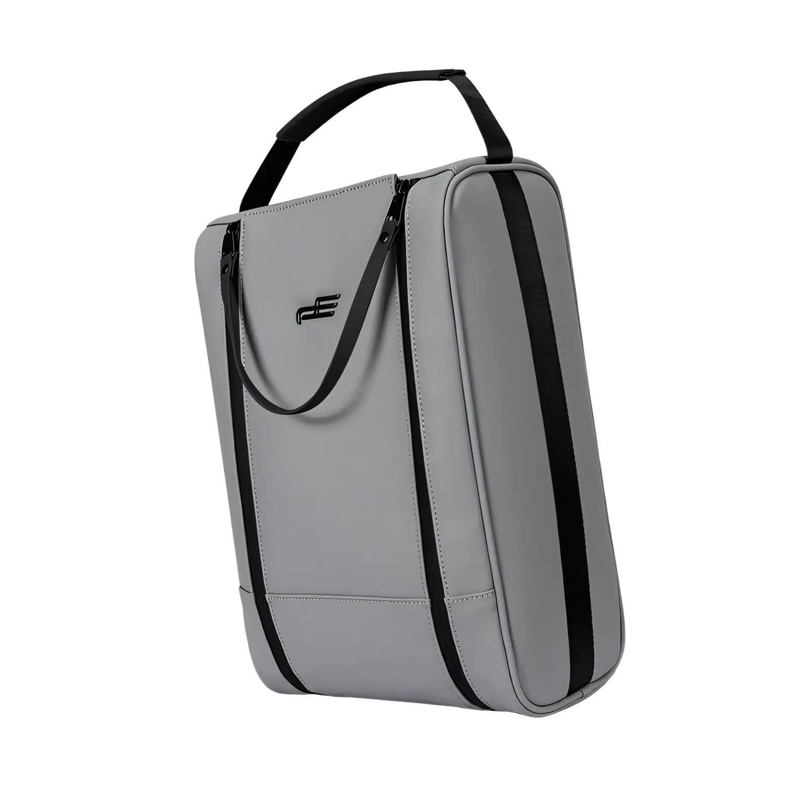 Premium PU Leather Golf Shoe Bag Large Capacity Handheld Case for Packing Sport Accessories