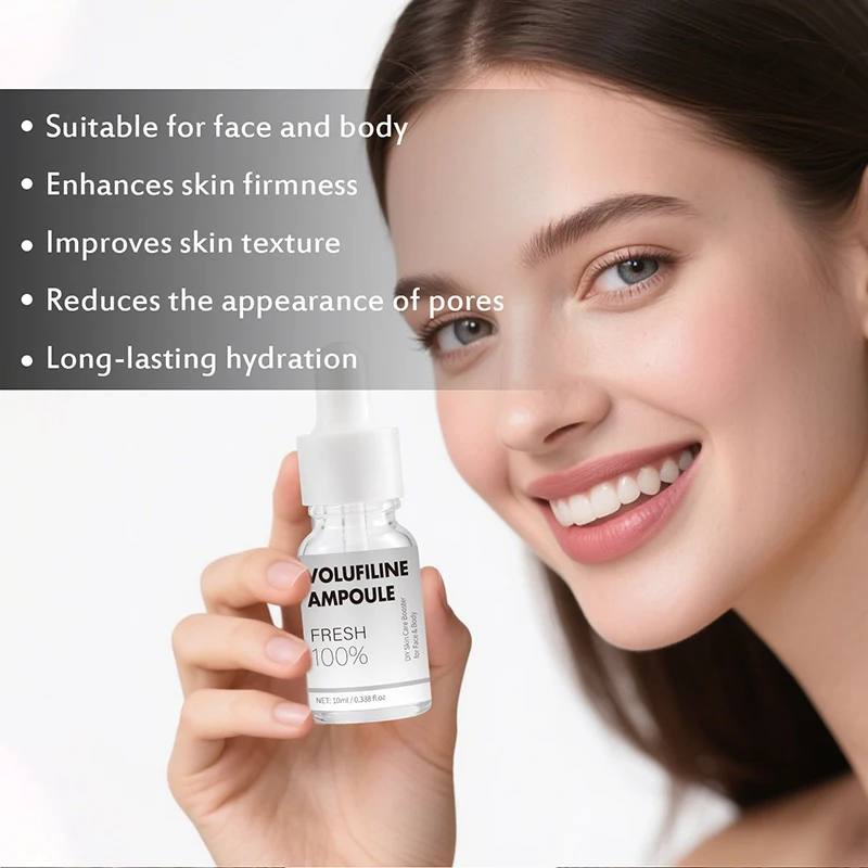 Volufiline 100% Plump Essence Flasche Zarte Haut Tiefenwirksame Feuchtigkeitspflege Erhöht die Hautelastizität Verbessert Trockenheit, Glanzlosigkeit und Rauheit Neu – Detail 34