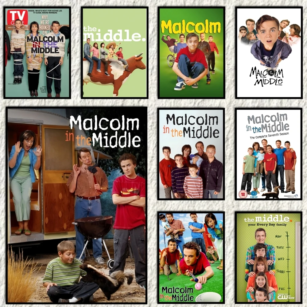 

M-Malcolm in the M-Middle Poster Holiday Gifts Designed For Home Restaurant Office Space Corridor Wall Art