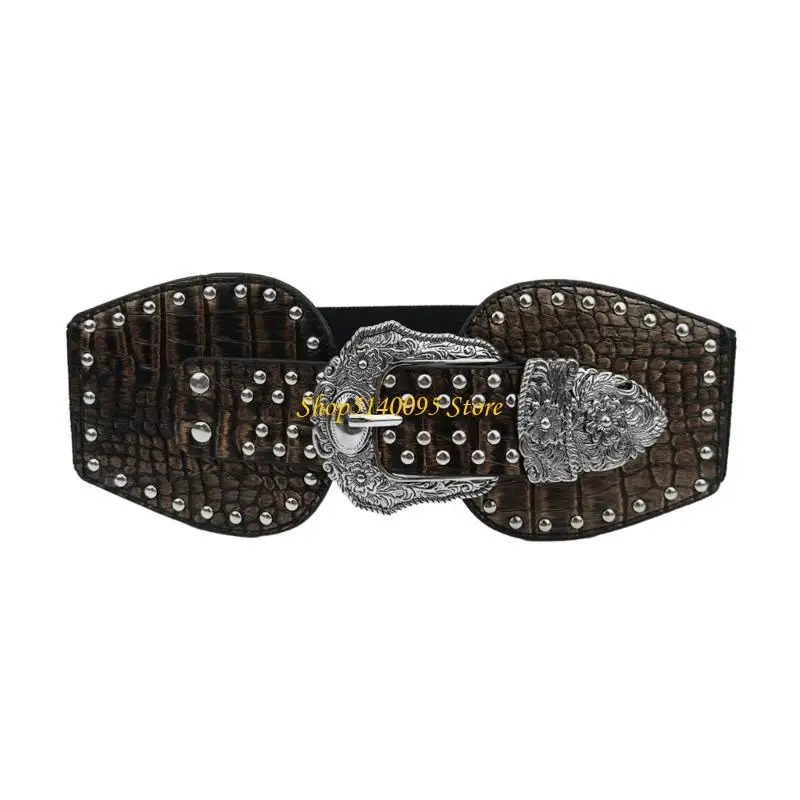 Dxae pu เอว cincher เชนนักเต้นเครื่องแต่งกายเข็มขัดสำหรับชุดเดรสยืดเข็มขัดโซ่สายรัดสำหรับชุดกระโปรงกางเกงยีนส์