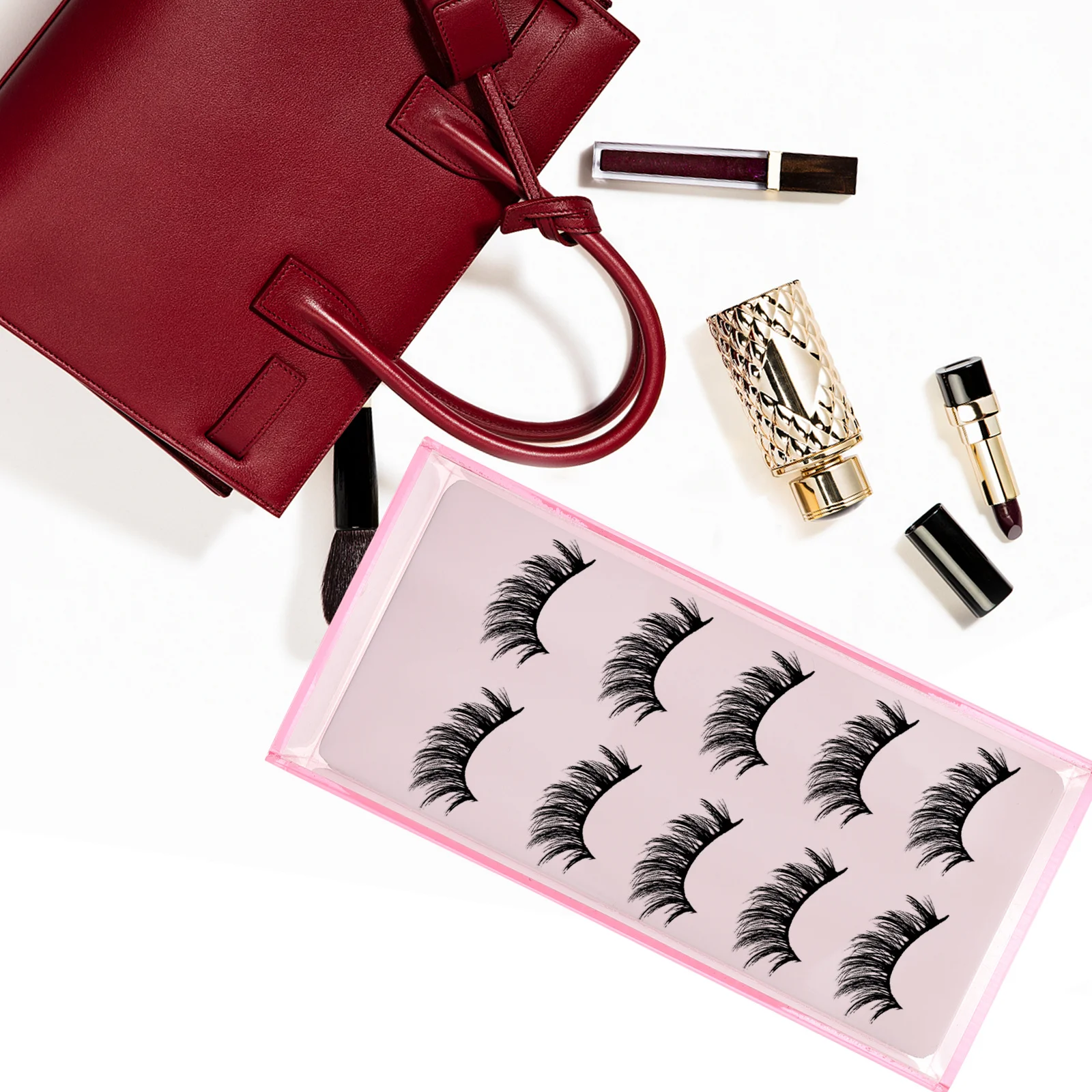 Eyelash Storage Box Fit for False Lashes Clean Environment Protection Clear Organizer Lash Travel Case