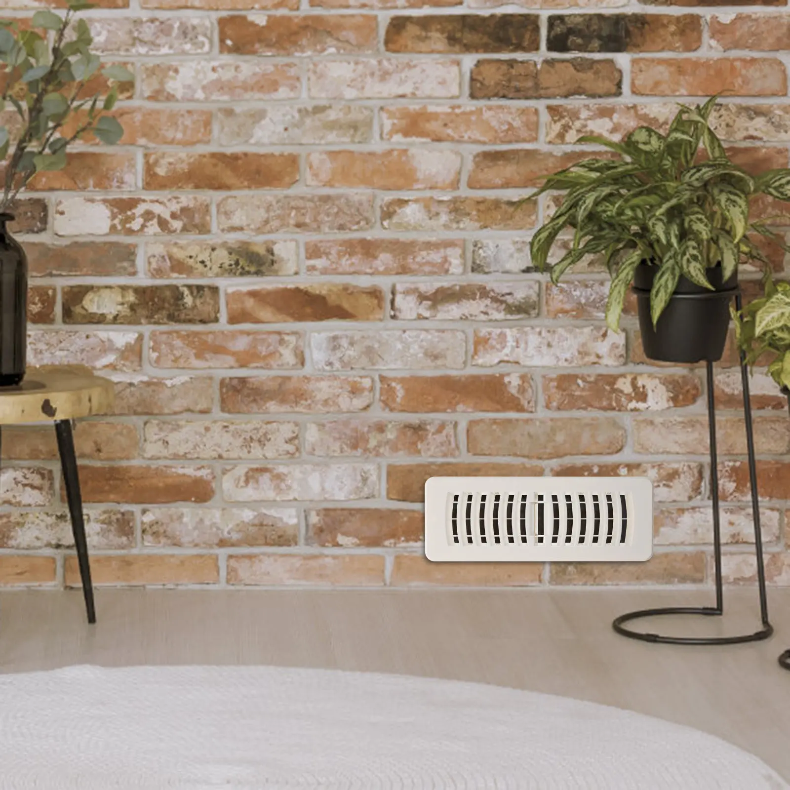 

Floor Register Central Air Conditioning Plastic Floor Vent Cover Adjustable Air Vent Register for Home Ventilation System