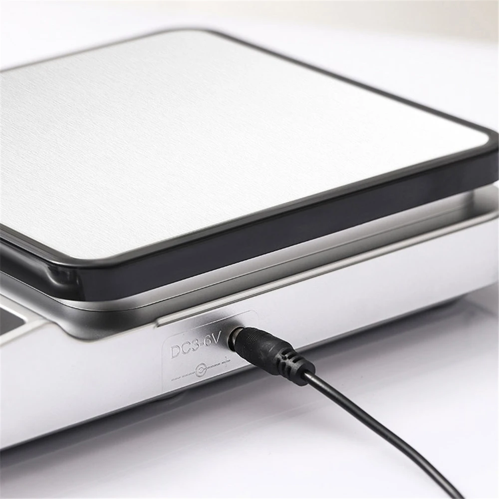 Kitchen Electronic Scale Household Food Scale USB Charging Digital Baking Scale Smart Coffee Scale Weighing Scale 15KG/10KG/3KG