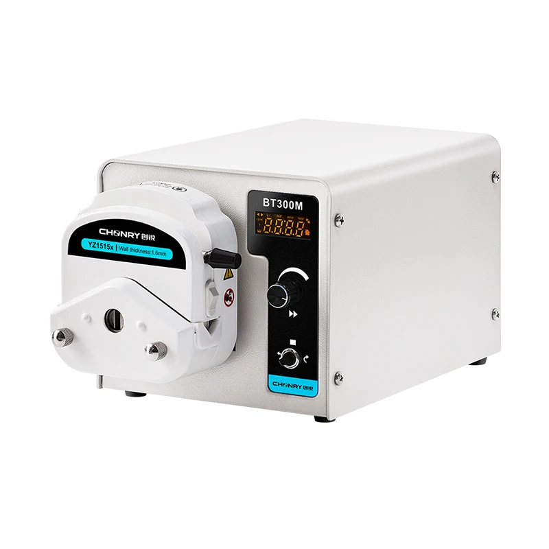 Max 1L/min Peristaltic Pump Liquid Transfer Dosing Pump for Oil Mining Lab Adding Reagent BT300M