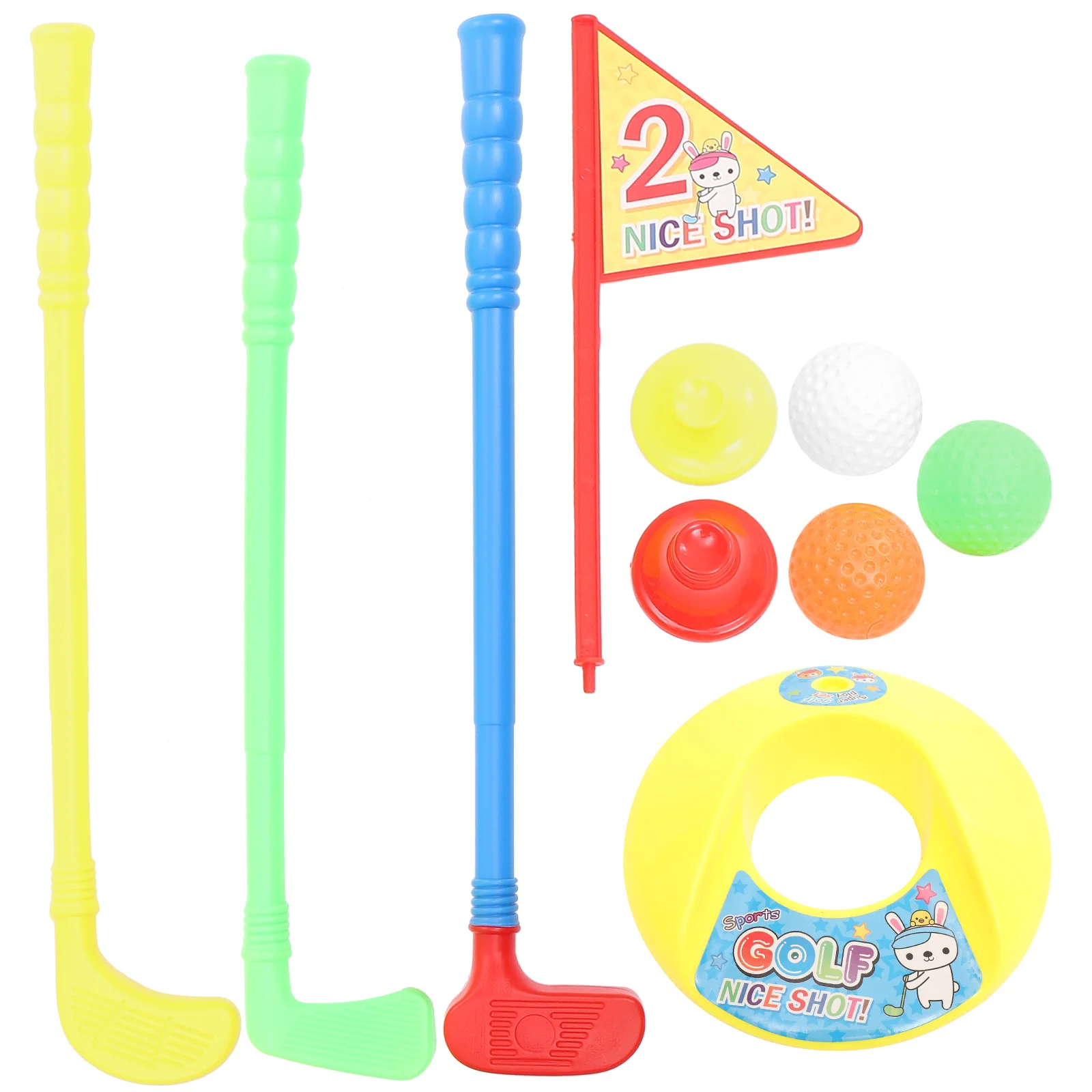 Golf Toys Golfer for Children Preschool Toddler Kids Educational Golfs Wooden Sports Plaything Games Parent-children Playthings