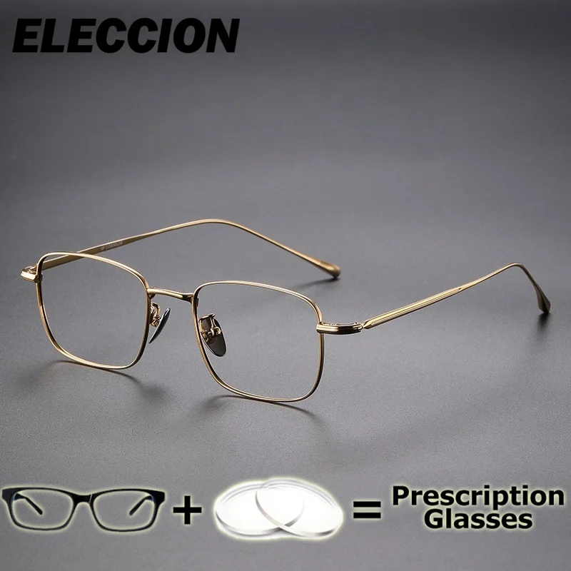 

ELECCION Prescription Glasses Women Myopia Glasses Frame Anti Blue Light Fashion Custom Presbyopia Optical Vintage Eyewear Frame