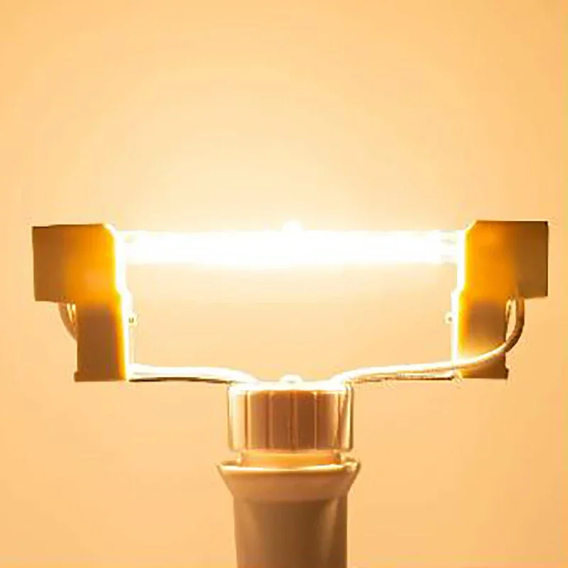 1Pc R7S Lâmpada Linear Halógena J Tipo Lâmpada Halógena 360 °   Ângulo de feixe para luzes de construção de armário de teto e mesa