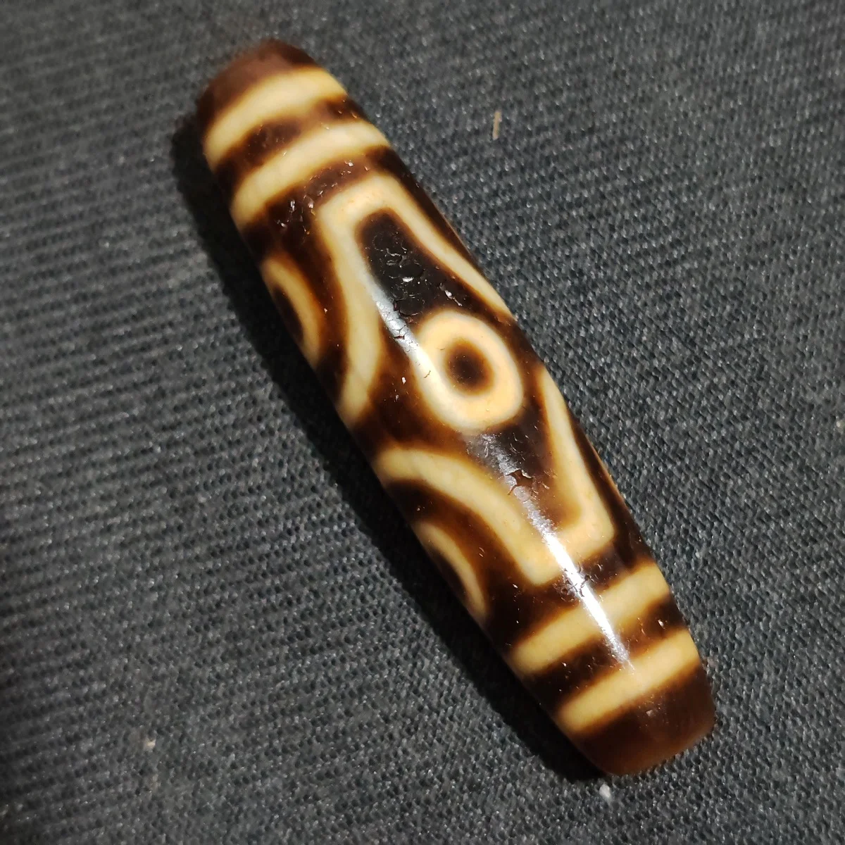 

Special Offer: Tibetan Taiwan Penetration on Kenya Yellow High Oil 6-Eye Agate Tianzhu DIY Accessories Dzi