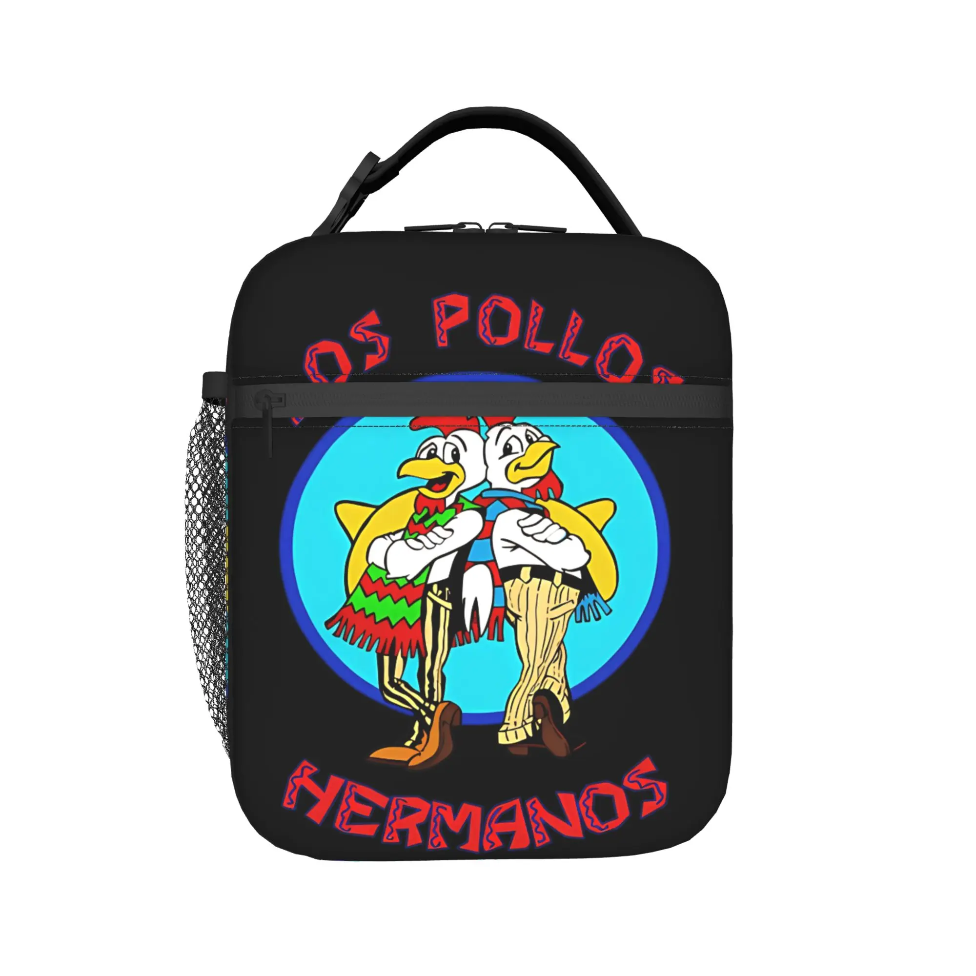 Breaking Bad Los Pollos Hermanos Back To Back Portrait Logo Lunch Bag  Lunch Box For Women Thermal Lunch Bags Oxford Cooler Bag