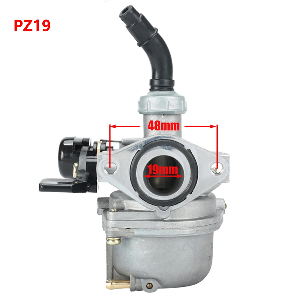 PZ19 Lever Choke Carb  19mm Carburetor For keihin 50cc 70cc 90cc 110cc Engine Quad ATV 4 Wheeler Buggy Pit Dirt Bike