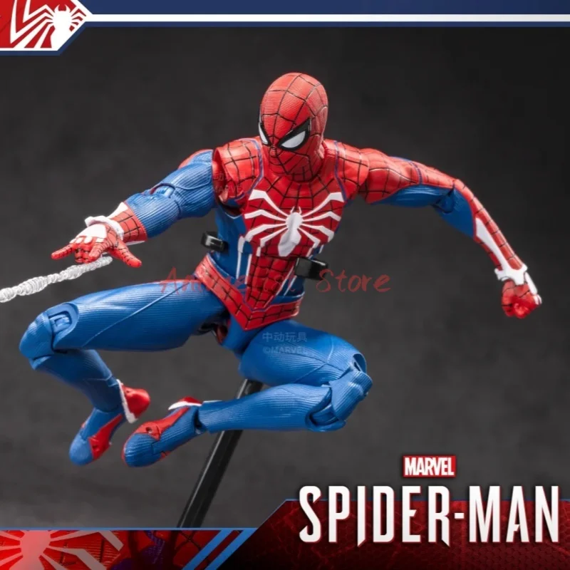 Zd brinquedos spiderman figura de ação homem aranha terno avançado 2.0 anime estatueta estátua original modelo coleção decoração presente brinquedo