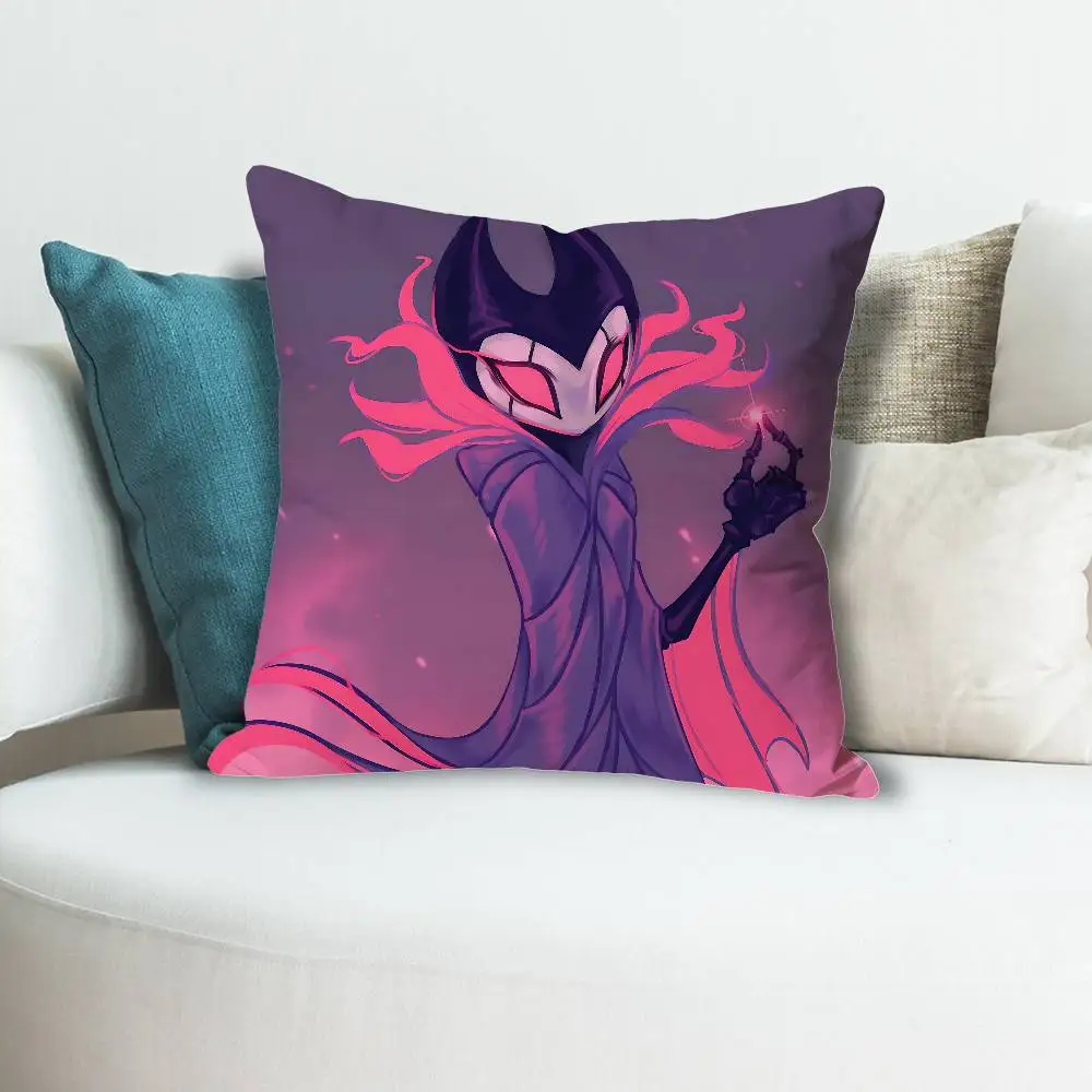 H-Hollow K-Knight Grimm Anime Celebrity Merchandise All-Match Printed Pillow Case Sofa Car Office Room Decoration Protector