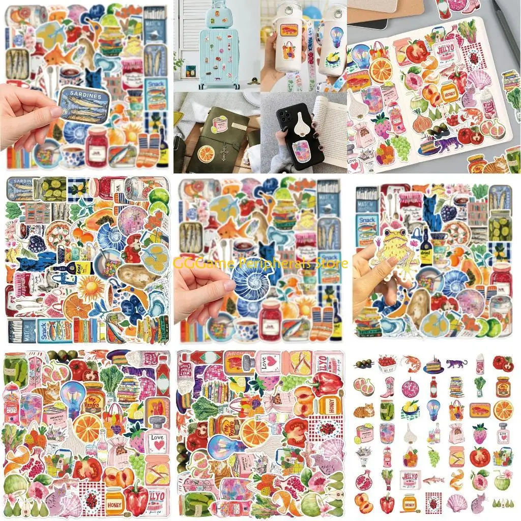 

U55B Pack of 50 Mediterranean Graffiti Stickers Waterproof PVC Decals for Laptops Guitars Luggage DIY Art Decorative