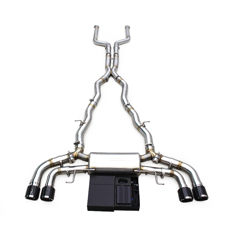 

Racing Exhaust With X Pipe Midpipe For BMW M8 COUPE F91 4.4T 2019-2024 Two Door Exhanced Sound Exhauster System Vaccum Valve