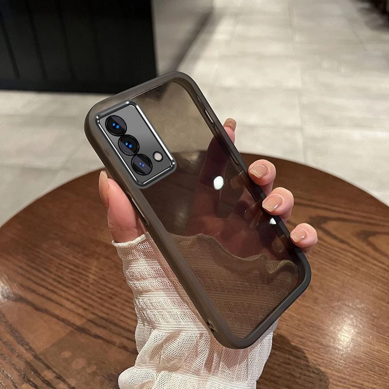 Funda para OPPO Reno 6 lite, funda para teléfono Oppo A74 4G, funda para oppo A95 4G, funda para OPPO F19 F19S, funda trasera transparente de lujo con parachoques suave.