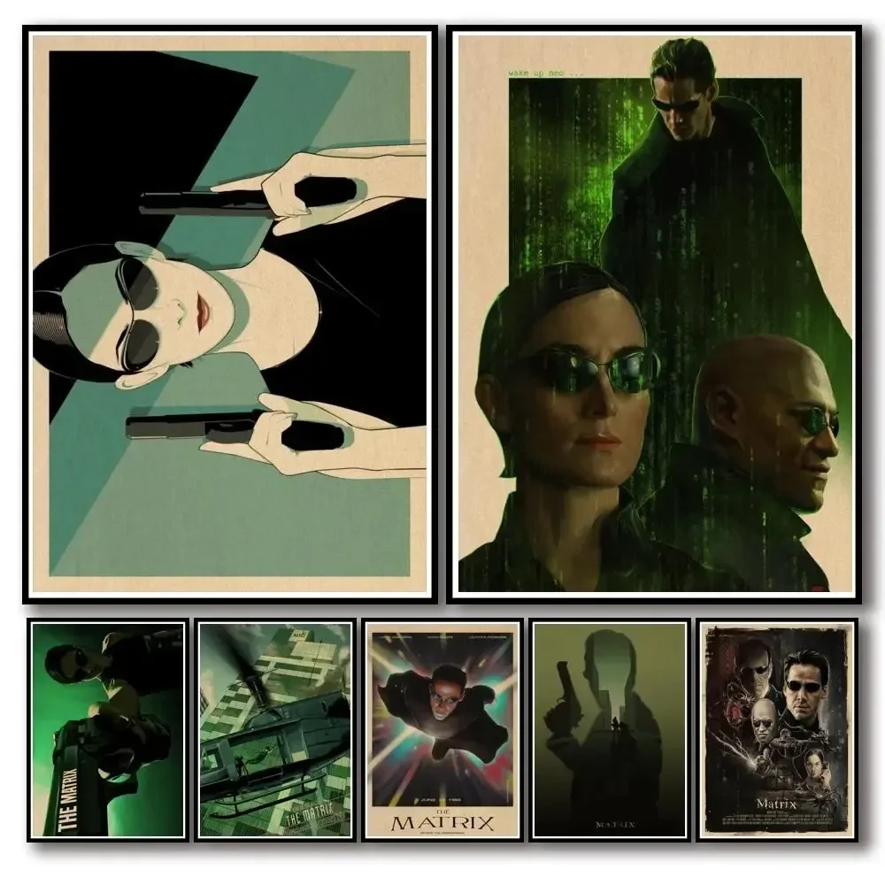 17 تصميم فيلم مصفوفة الملصقات قماش لوحات الحديثة غرفة المعيشة المنزلي غرفة نوم مقهى É زخارف للحانات جدار الفن الهدايا