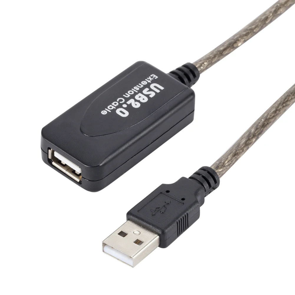 무선 네트워크 카드 익스텐션 코드 USB 어댑터, 액티브 리피터, 수-암 연장 코드, USB 2.0 익스텐션 케이블, 5 m, 10 m, 20m
