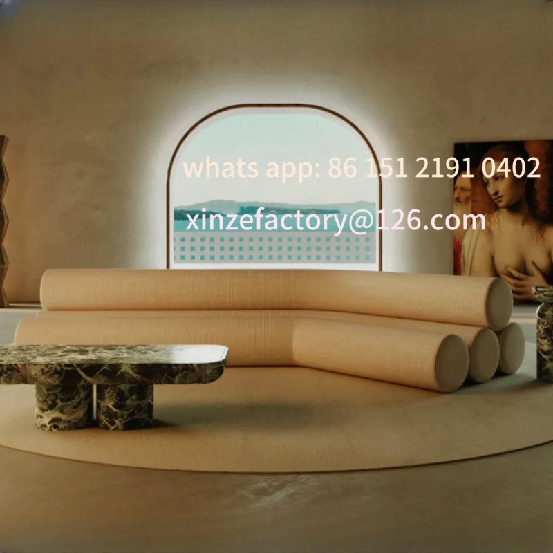 

Customizable Curved Sofa Living Room Hotel Designer Accent Sectionals Couch Salon Puffs 2025 Sofa Wohnzimmer Furni