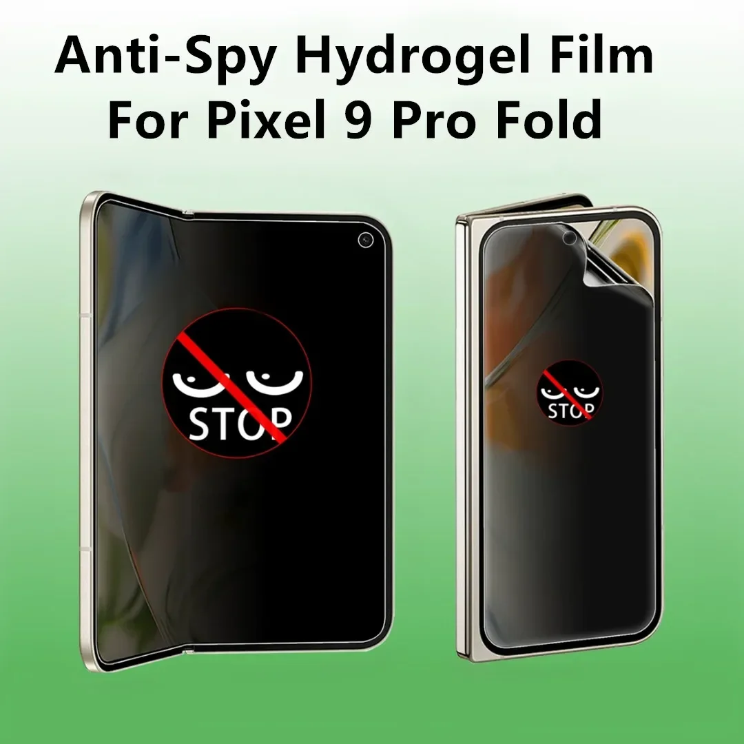 

Anti-Shatter Hydrogel Film Privacy For Google Pixel 9 Pro Fold Matte or HD Anti-Glare Inner Outer Soft Anti-Spy Screen Protector