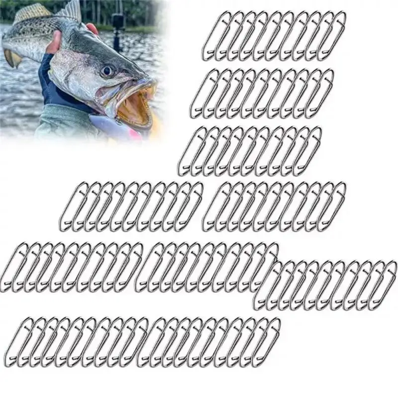 Hebilla de pesca clip de alimentación clip rápido de acero inoxidable clip de agua superior reemplazo rápido conector de conexión rápida