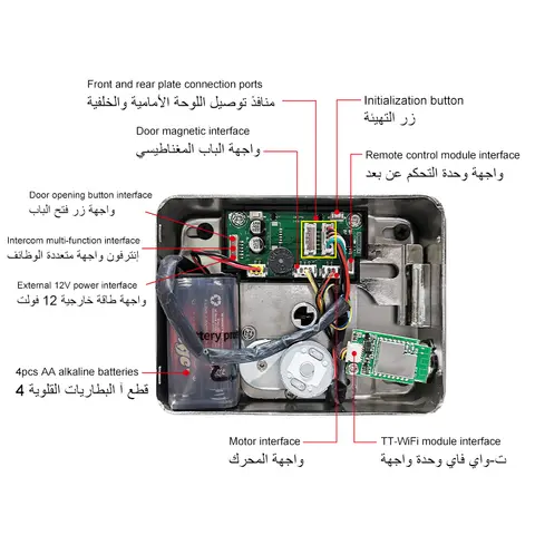 टीटीलॉक वाईफ़ाई संस्करण बिल्ट-इन गेटवे फ़िंगरप्रिंट वाटरप्रूफ आउटडोर गेट पासकोड आरएफआईडी कार्ड बिना चाबी वाला स्मार्ट दरवाज़ा लॉक 6 best sales टीटीलॉक स्मार्ट लॉक - №3