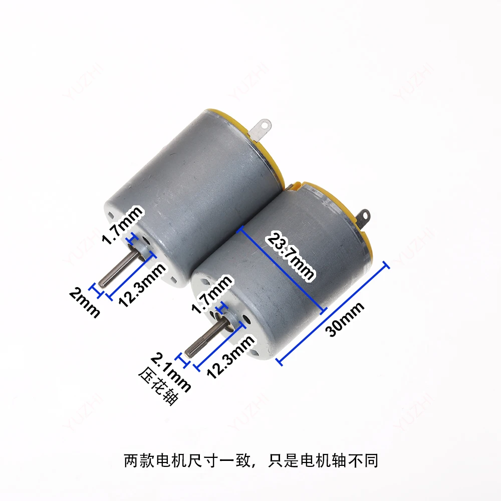 Micro RP-280CN-20120/2865 Motor DC 3V 6V 7.4V 12V High Speed Carbon Brush Strong Magnetic Motor for Vehicle Grinding Pen