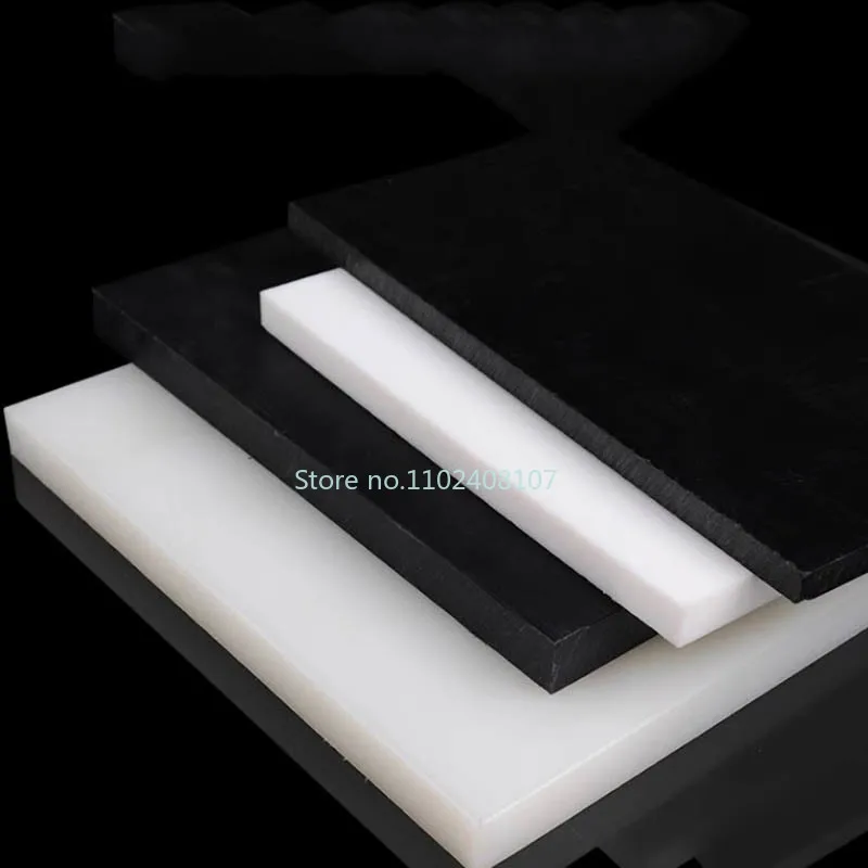 Wit Zwart POM Vel Board Hard Plastic Polyoxymethyleen Plaat Antistatische Plaat Dik 2/3/4/5/6/8/10/12/15/20/30mm