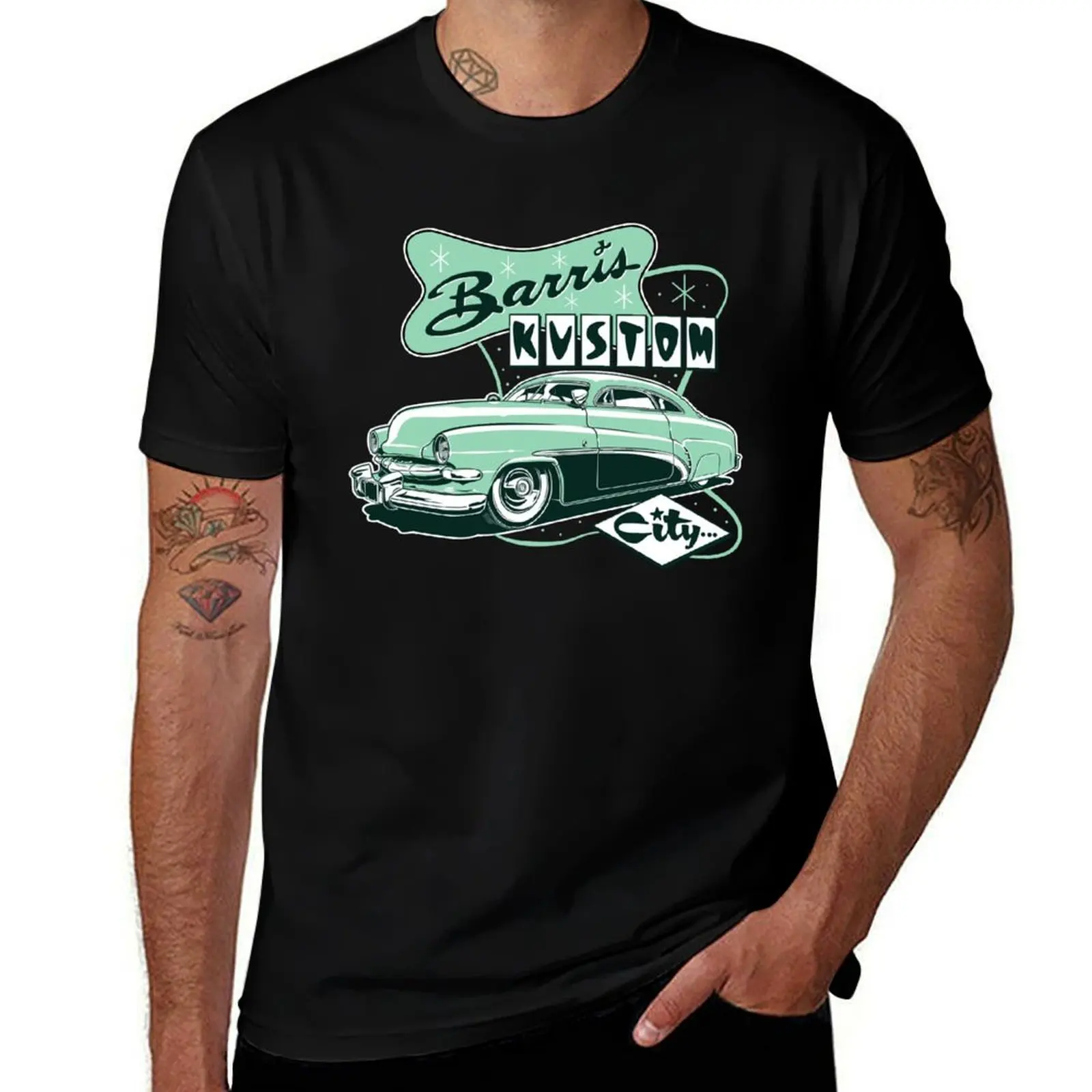 City Merc for Hirohata designer Barris shirts slim graphic shirts man t fit Kustom t man T-Shirt t shirt