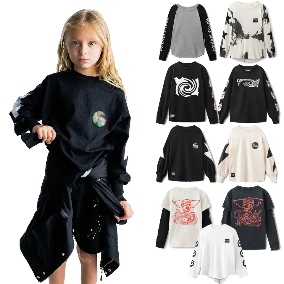 

2025 детская одежда, детские комплекты, детская одежда для девочек, летняя футболка, комплекты одежды для маленьких девочек, детский костюм для мальчиков