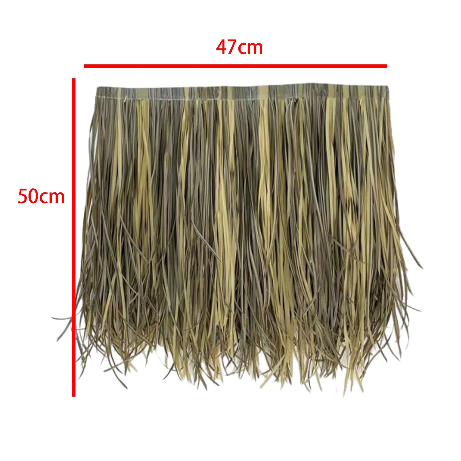 Straw Roof Thatch Fake Accessories Outdoor Lawn Simulation Thatched Artificial Straw Roof Decoration for Fence Umbrella Cover