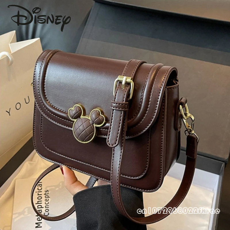 Disney Mickey nowa damska torba Crossbody modna wysokiej jakości damska torba na ramię jednolity kolor uniwersalna torba damska dojeżdżająca do pracy