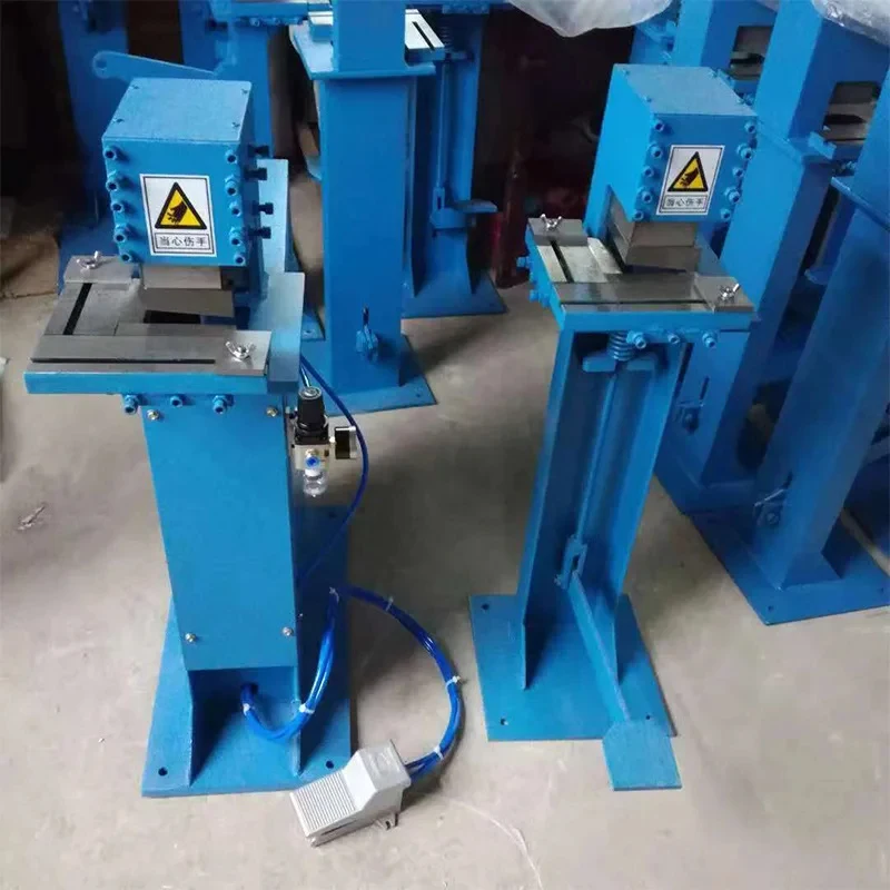Sheet Metal Making Foot-Operated Pneumatic Duct Manufacturing Notching Hine