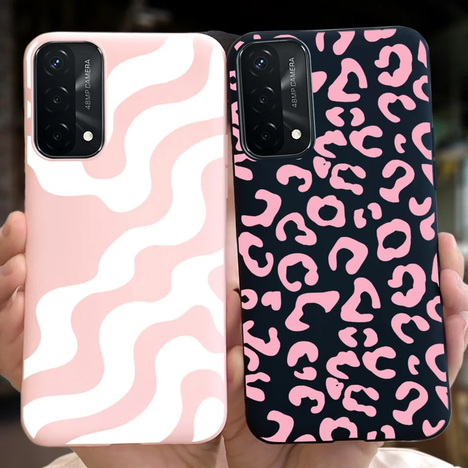 For OPPO A93 5G Case Oppo A74 5G CPH2197 CPH2263 Fashion Moon Design Soft Silicon Protective Cover Phone Cases