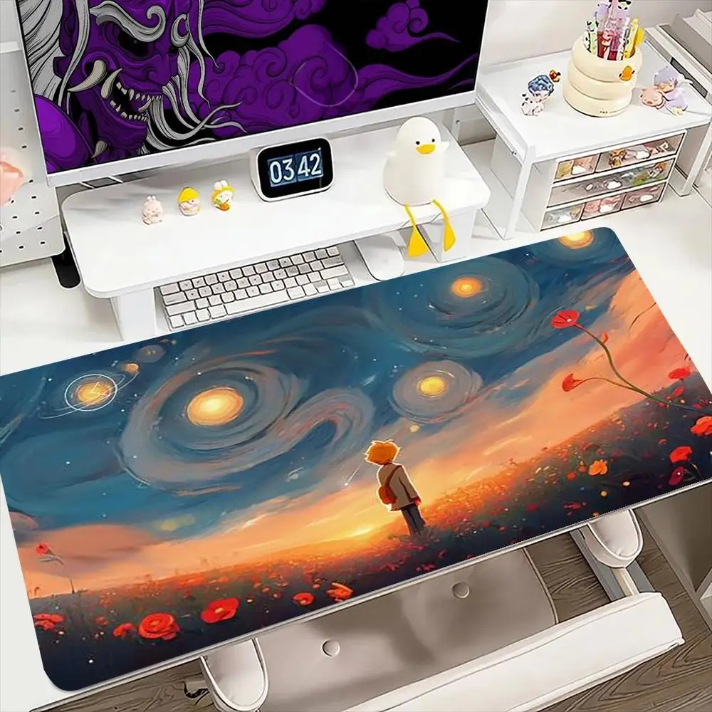 

Starry Night Mouse Pad 900x400MM Large Gaming Mousepad Keyboard Gamer Rubber Anti-wrinkle Anti-Slip Bottom Desk Mat