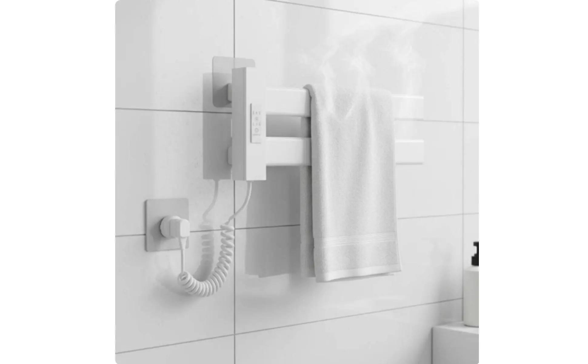Smart Towel Heating Rack Quick Drying Electric Towel Warmer Bathroom Heater Timer Function Home Appliance IPX5 Waterproof Smart Towel Heating Rack Quick Drying Electric Towel Warmer Bathroom Heater Timer Function Home Appliance IPX5 Waterproof