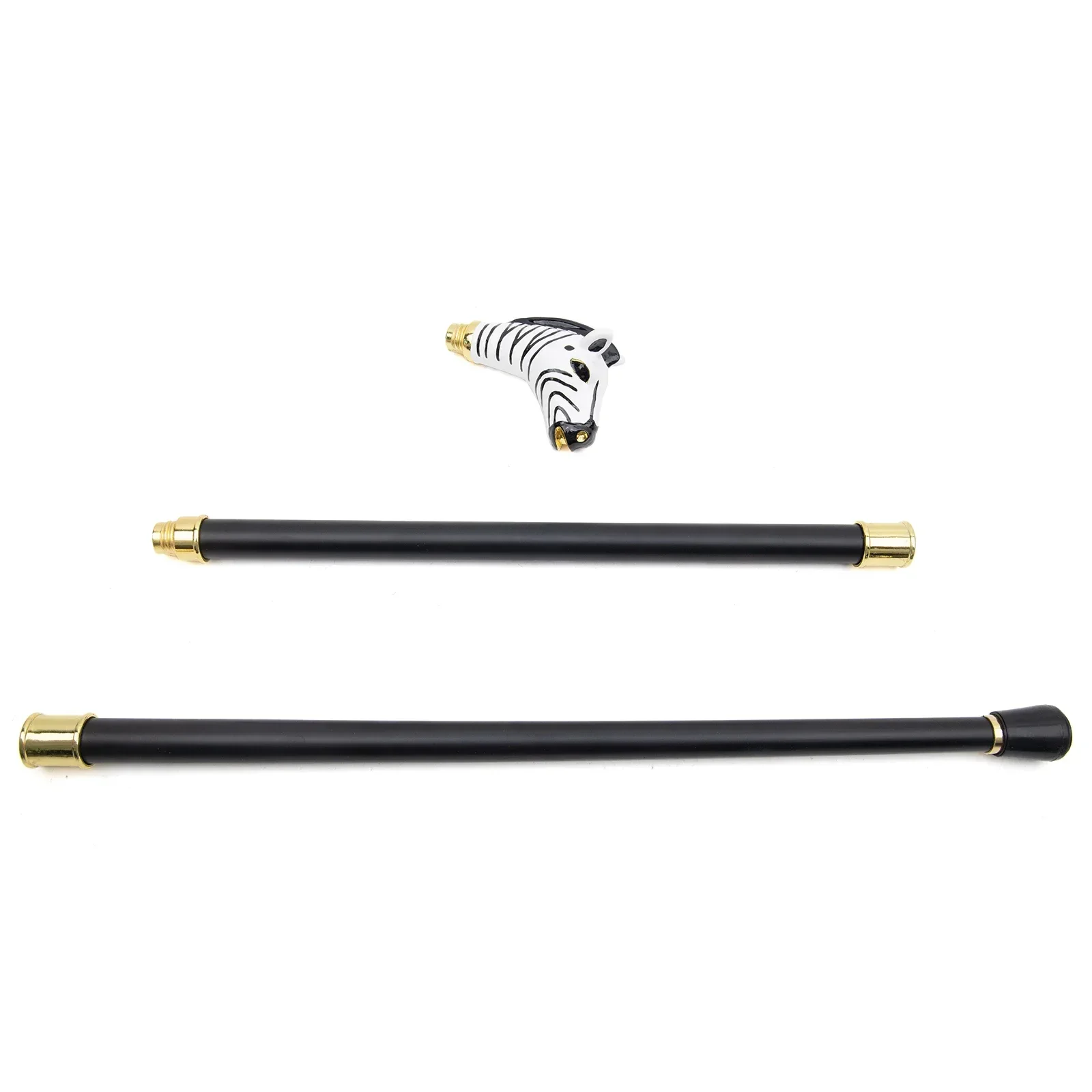 السيراميك زيبرا الحصان رئيس الحيوان موضة عصا للمشي ديكور Cospaly خمر حفلة عصرية عصا للمشي Crosier 93 سنتيمتر