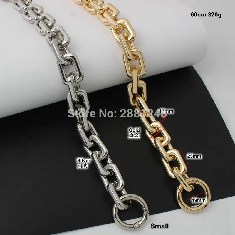 Neue 17mm 24mm Zink legierung schwere kette taschen gurt teile DIY ersatz wolke tasche griffe art passenden Zubehör hohe qualität