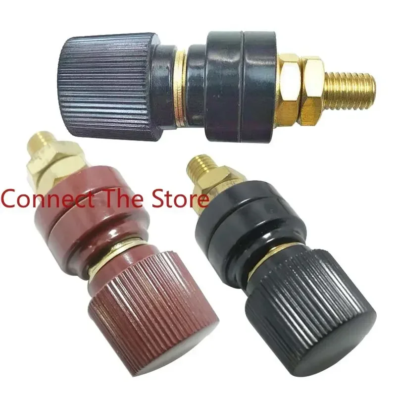 

1PCS555Extra-large PureCopperTerminal Block 10mm Voltage Stabilizer Welding Machine All-copper High-current Terminal