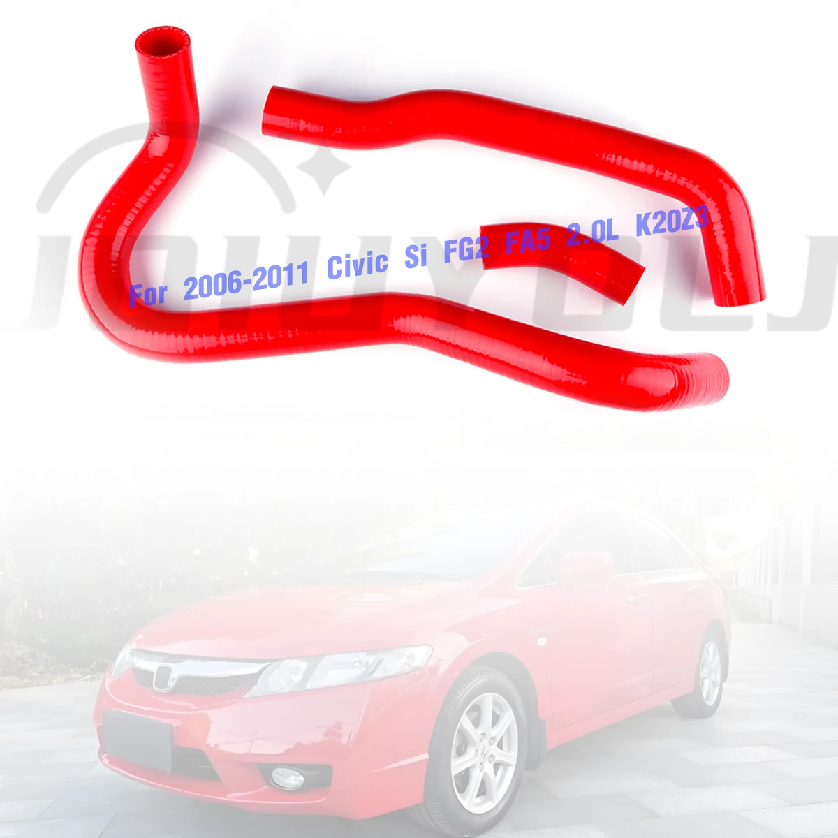 

For 2006 2007 2008 2009 2010 2011 Civic Si FG2 FA5 2.0L K20Z3 Silicone Radiator Coolant Hose